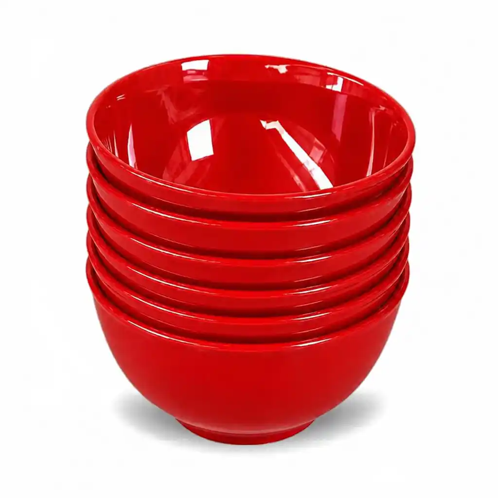 [K1979-R] Rice Bowl 4.5" (Red)