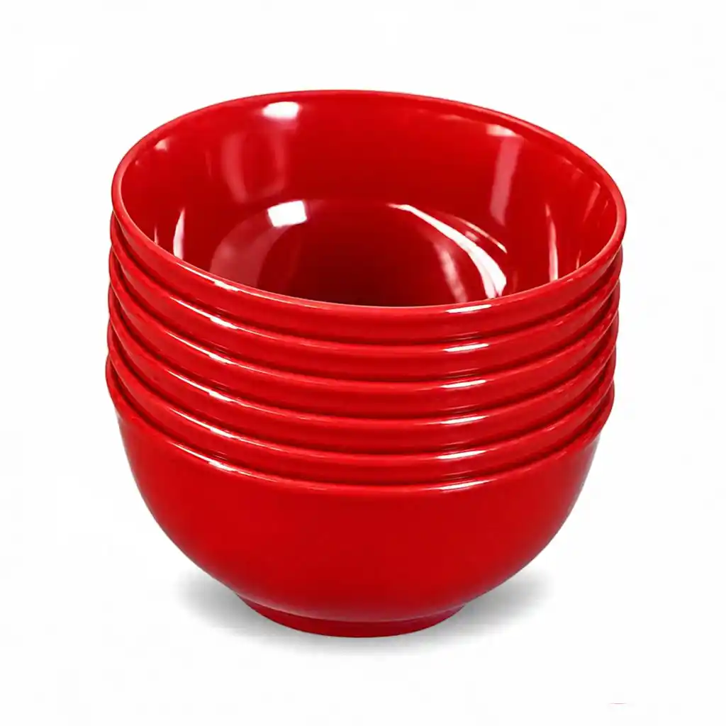 [K2805-R] Round Bowl 5.5" (Red)
