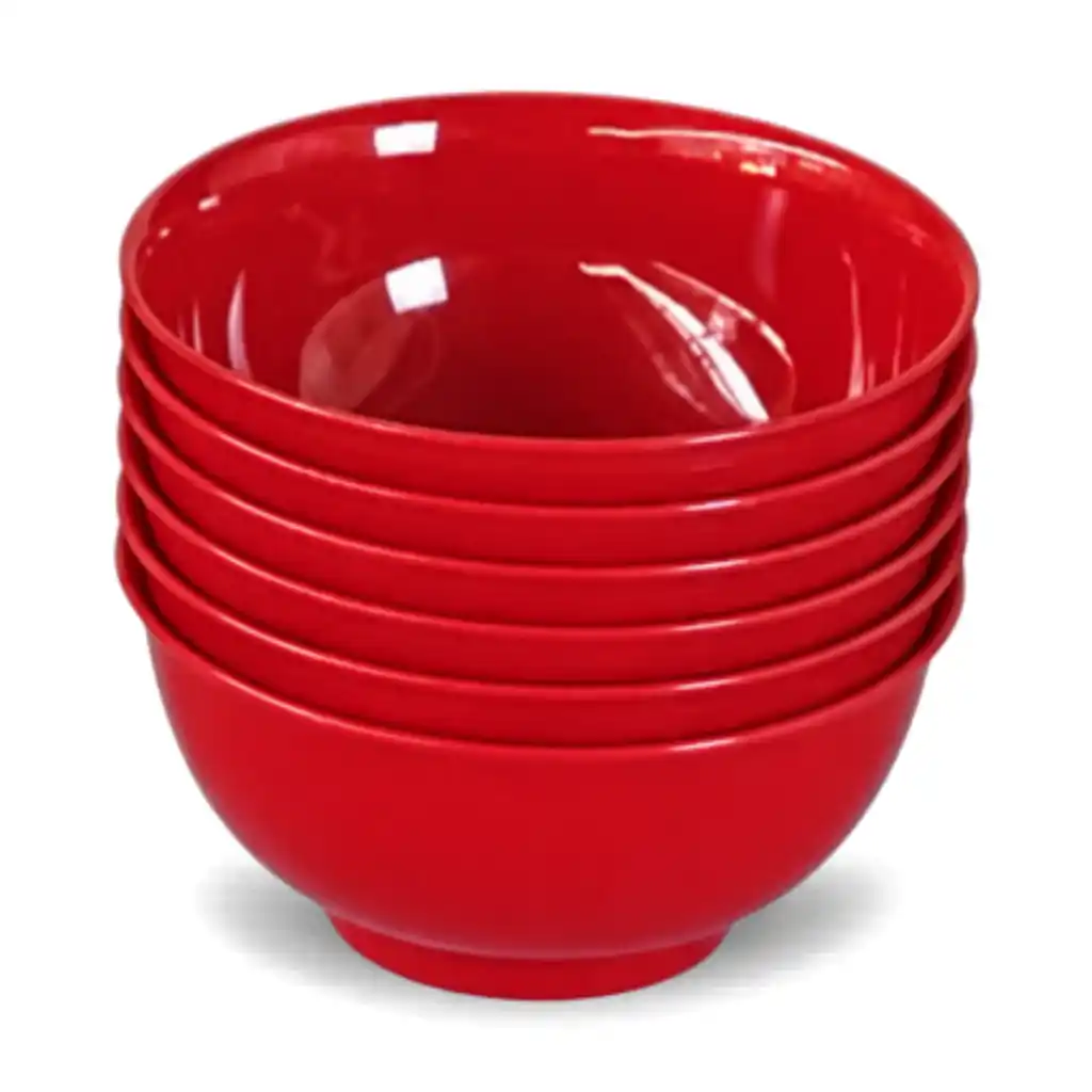 [K2806.5-R] Round Bowl 6.5" (Red)