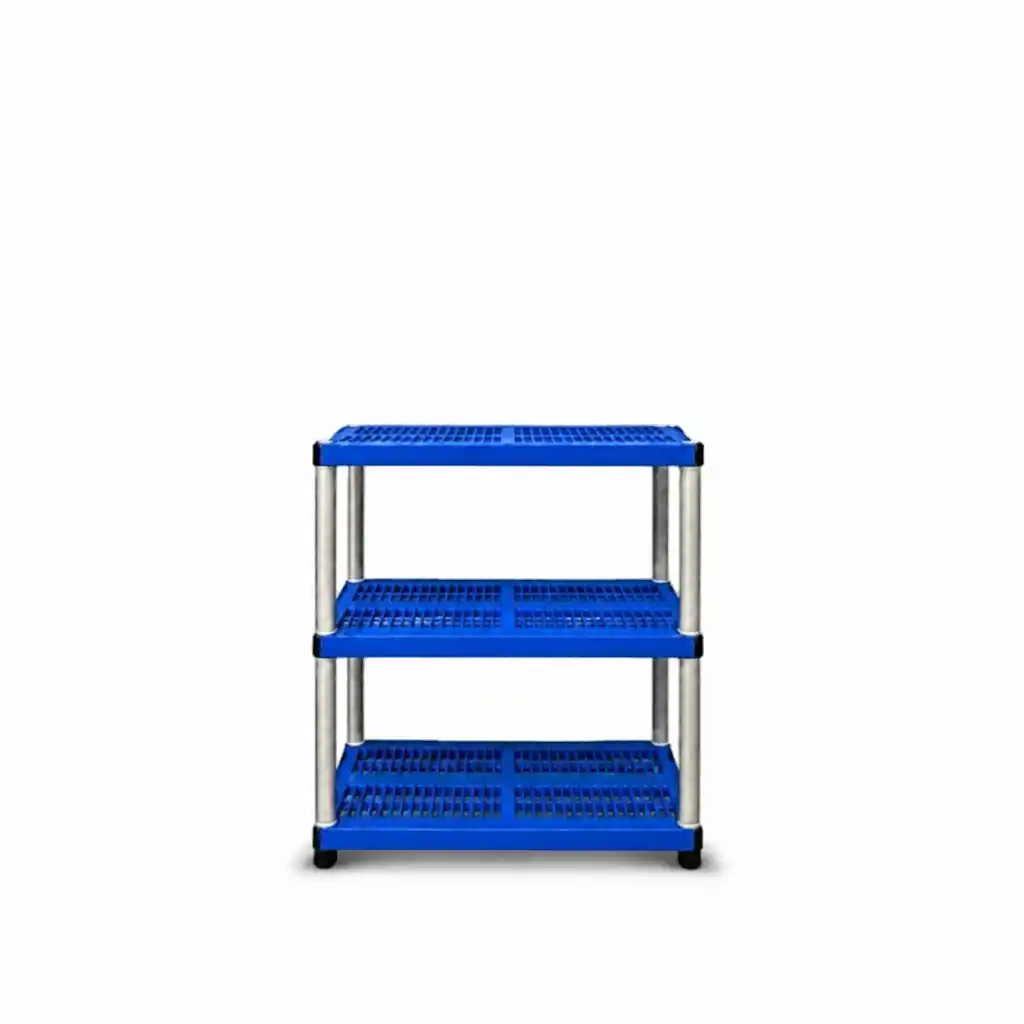 [J403N-SB] DIY Storage Rack 3 Tiers (S Blue)